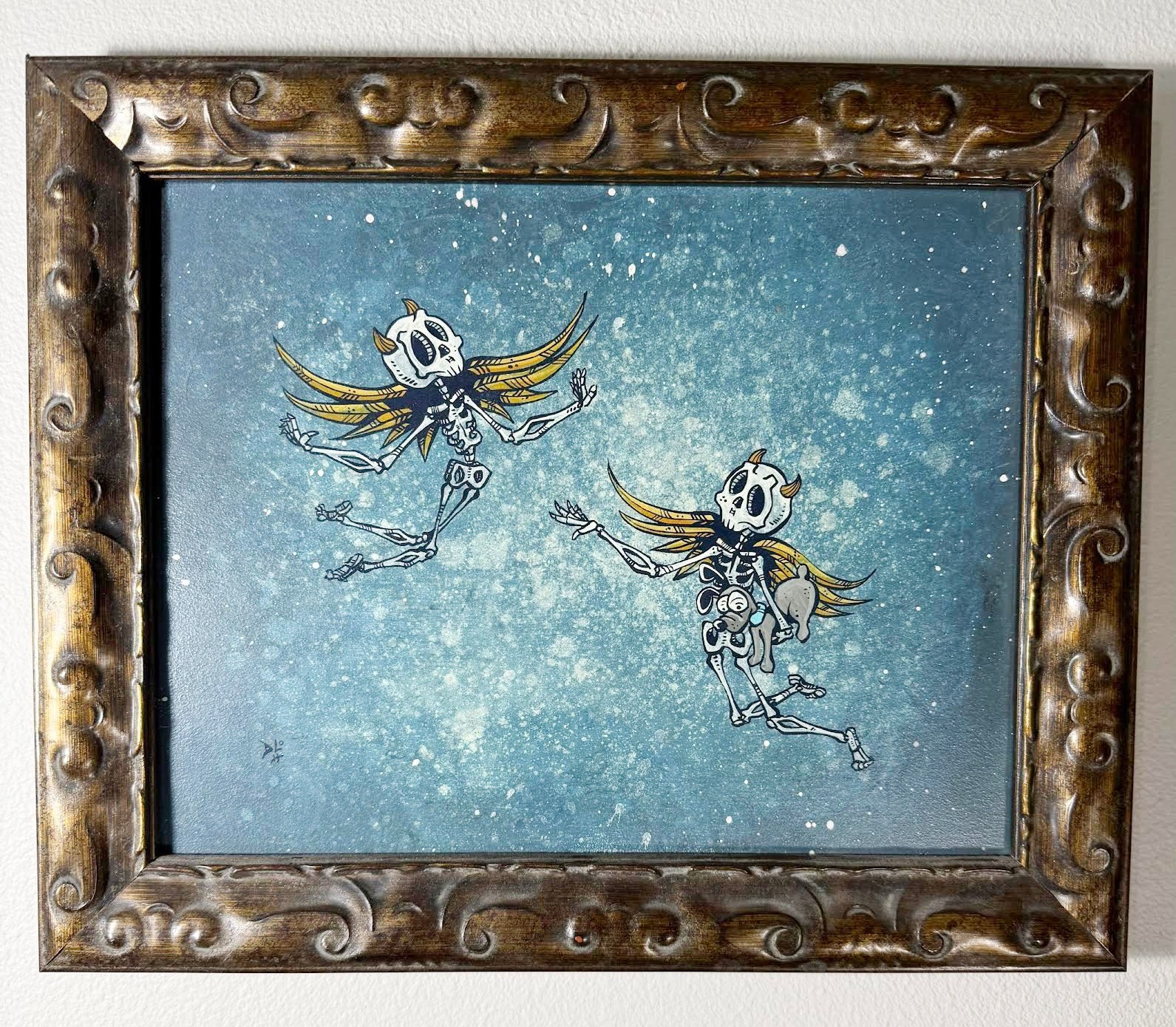 Wall Art Original by David Lozeau - Acrylic, Gouache & Enamel Painting