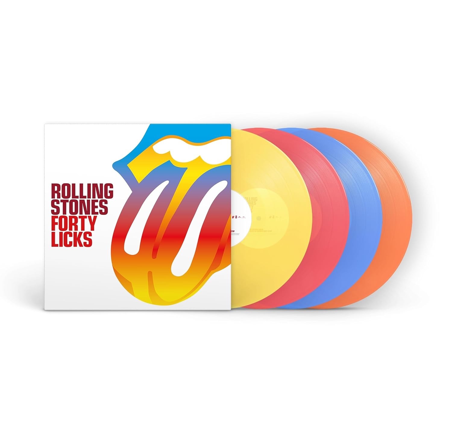 ROLLING STONES - FORTY LICKS - 4LP MULTI-COLOR VINYL (2026) - BRAND NEW (SEALED)