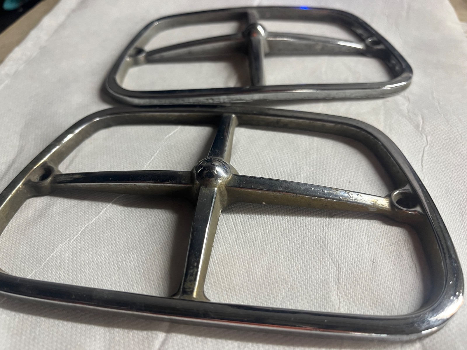 1969-73 Pontiac Firebird Trans Am, SET Turn Signal OEM GM Parking Light BEZELS 1969-73 Pontiac Firebird Trans Am, SET Turn Signal OEM GM Parking Light BEZELS
