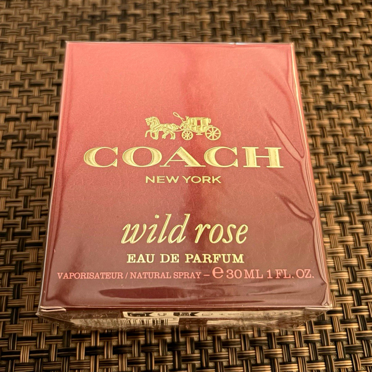 AUTHENTIC Coach Wild Rose Eau de Parfum Natural Spray 1 fl oz Regular Size EDP AUTHENTIC Coach Wild Rose Eau de Parfum Natural Spray 1 fl oz Regular Size EDP