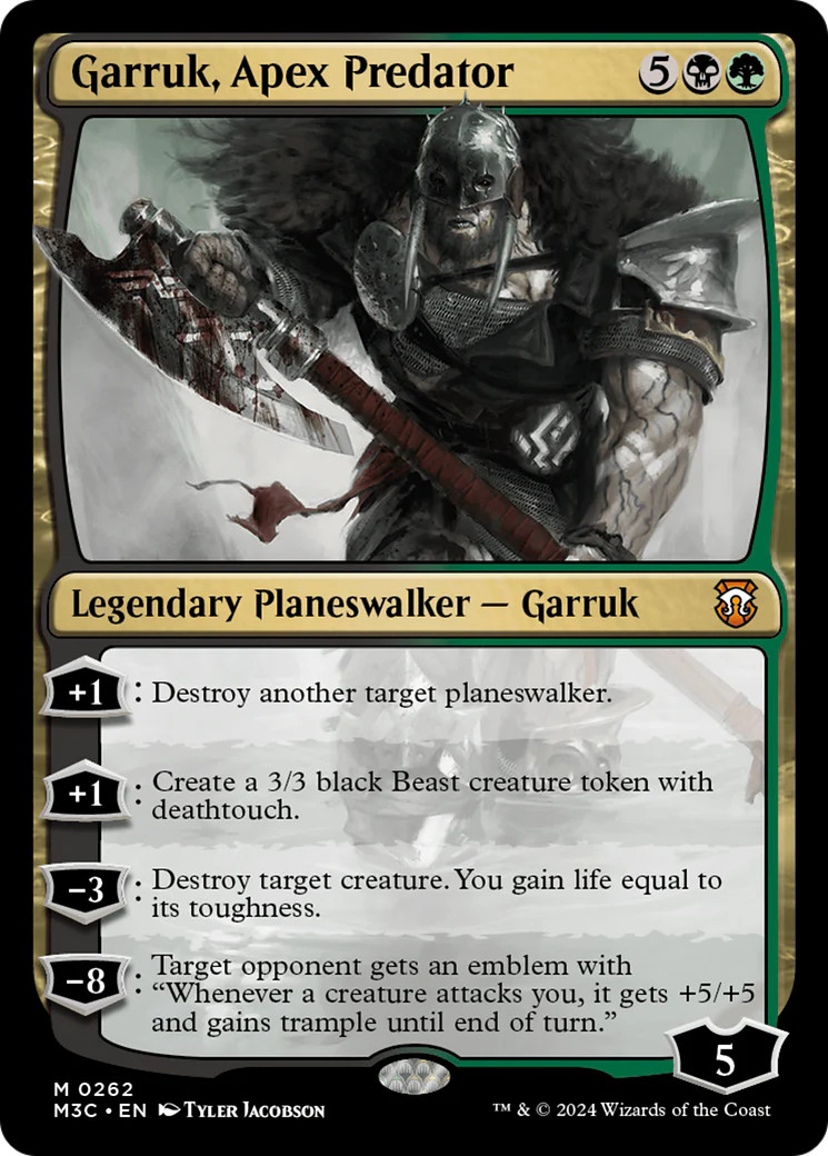 MTG Garruk, Apex Predator [Modern Horizons 3 Commander] Near Mint Magic