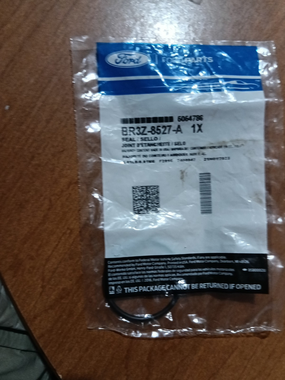Ford Parts BR3Z-8527-A (1x) OEM New Engine Water Pump O-Ring