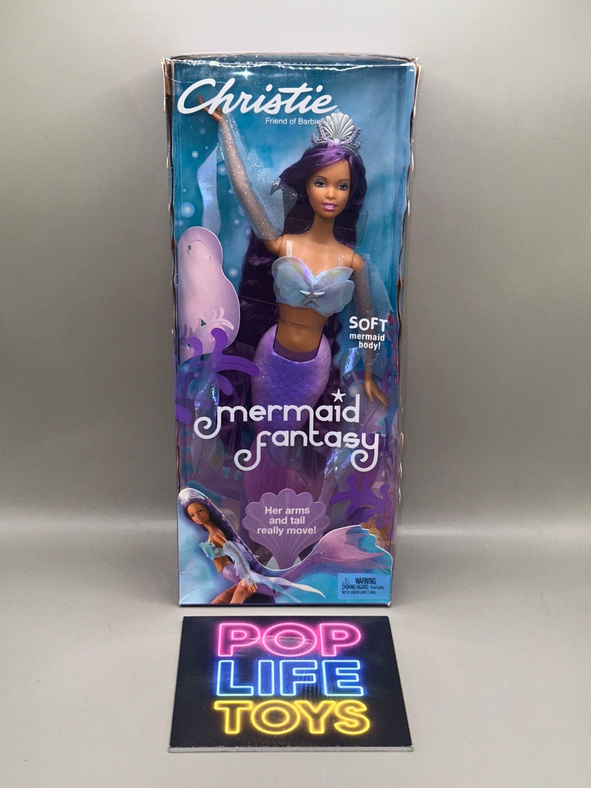 Vintage 2002 Mattel Barbie “Mermaid Fantasy Christie” #56760 *NRFB*
