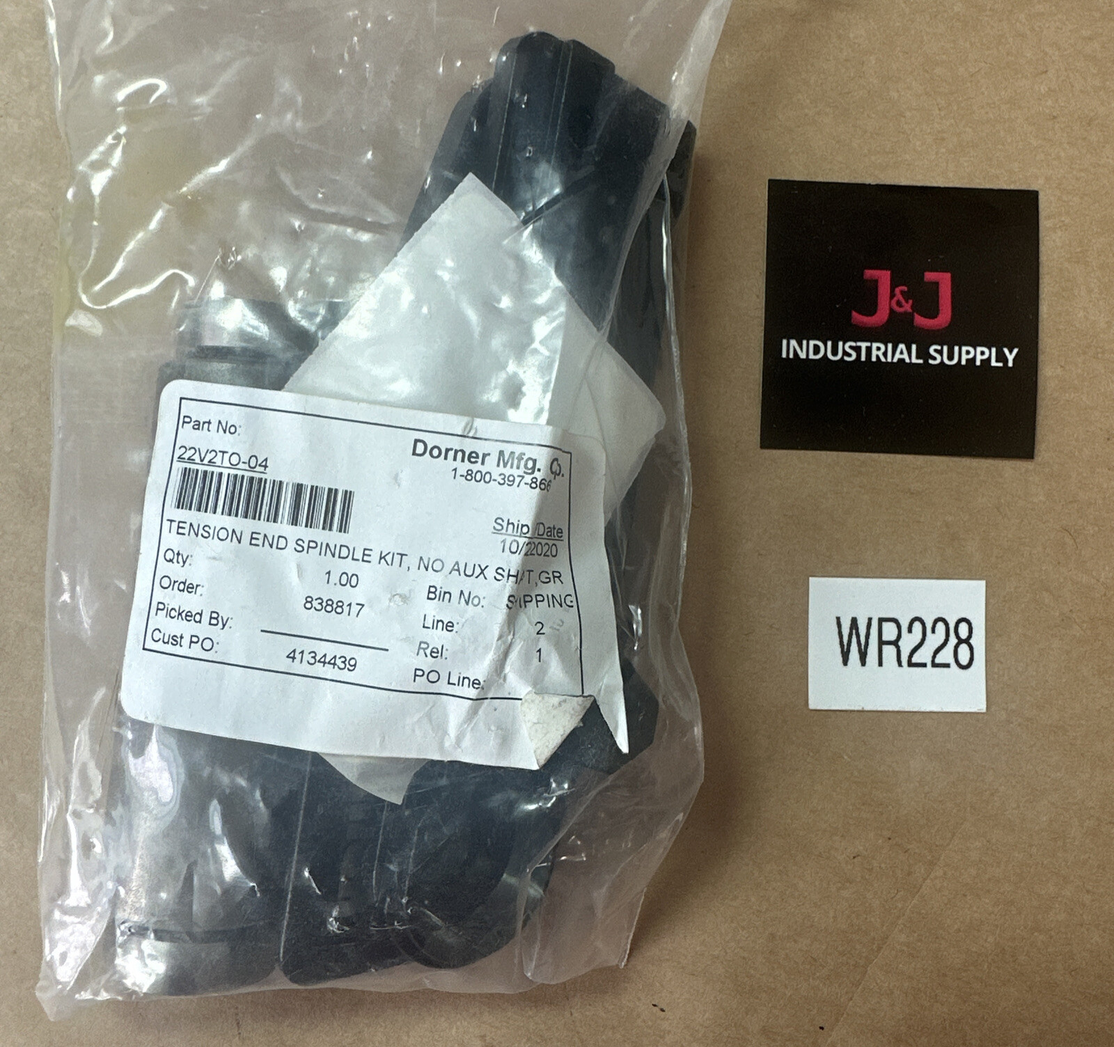 BRAND NEW Dorner 22V2TO-04 Tension End Spindle Kit, No Auxiliary Shaft |WARRANTY