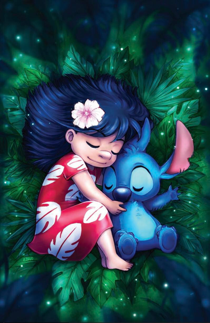 DISNEY\'S LILO & STITCH #2 (ANNA ZHUO EXCLUSIVE VIRGIN VARIANT)(2024) ~ DYNAMITE