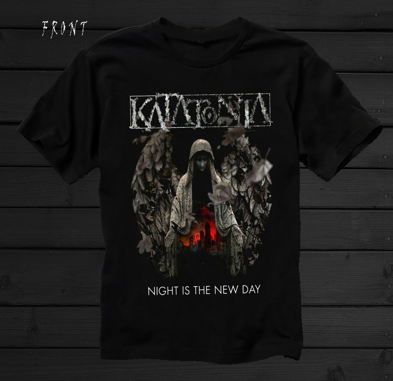 Katatonia - Night Is the New Day Band Album Unisex T-Shirt Full Size S4610
