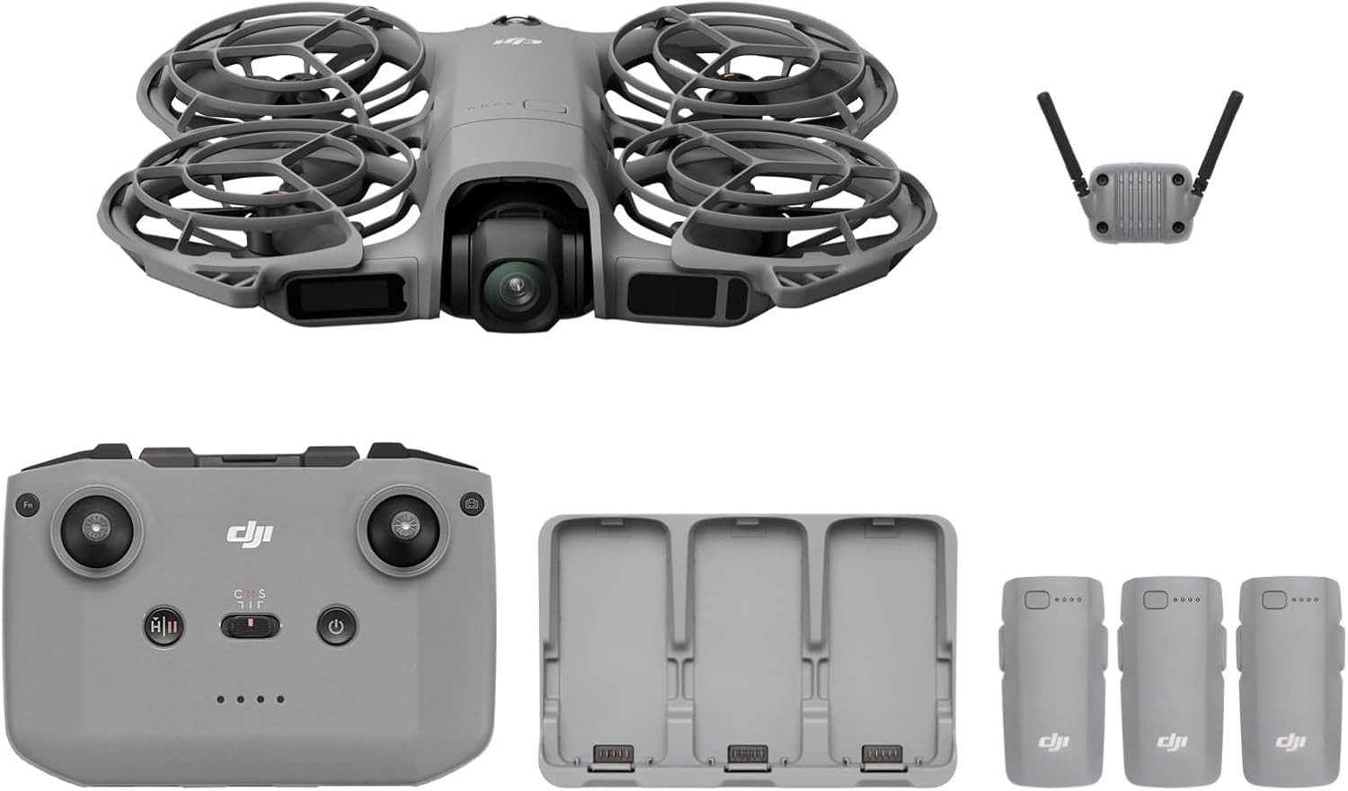 DJI Neo 2 Fly More Combo With RC-N3 Stable Transmission 4K Drone 3 Batteries
