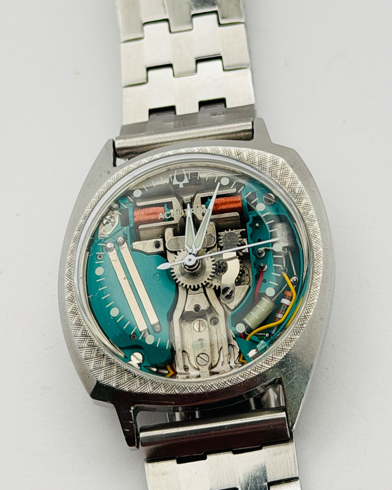Vintage 1965  Bulova Accutron 214 Asymmetrical Case Spaceview
