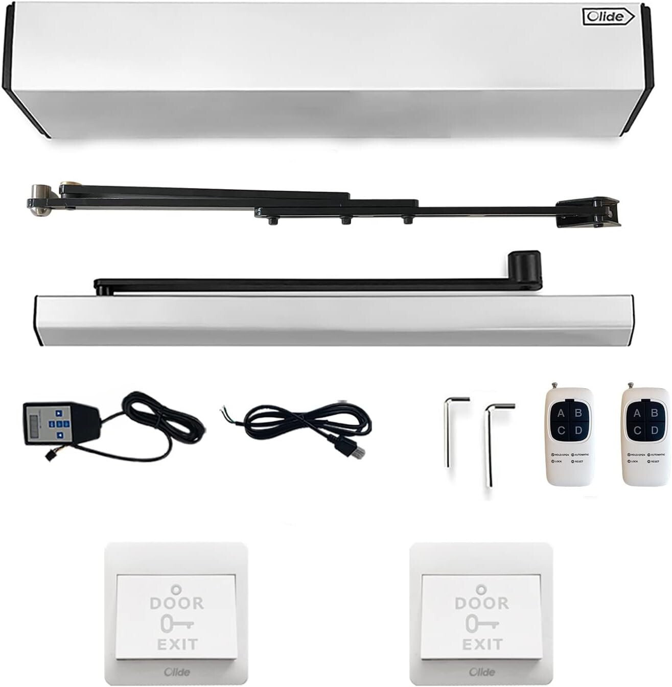 Electric Auto Door Opener with Extend Inswing Push Arm,Maximum Door Frame Depth Electric Auto Door Opener with Extend Inswing Push Arm,Maximum Door Frame Depth