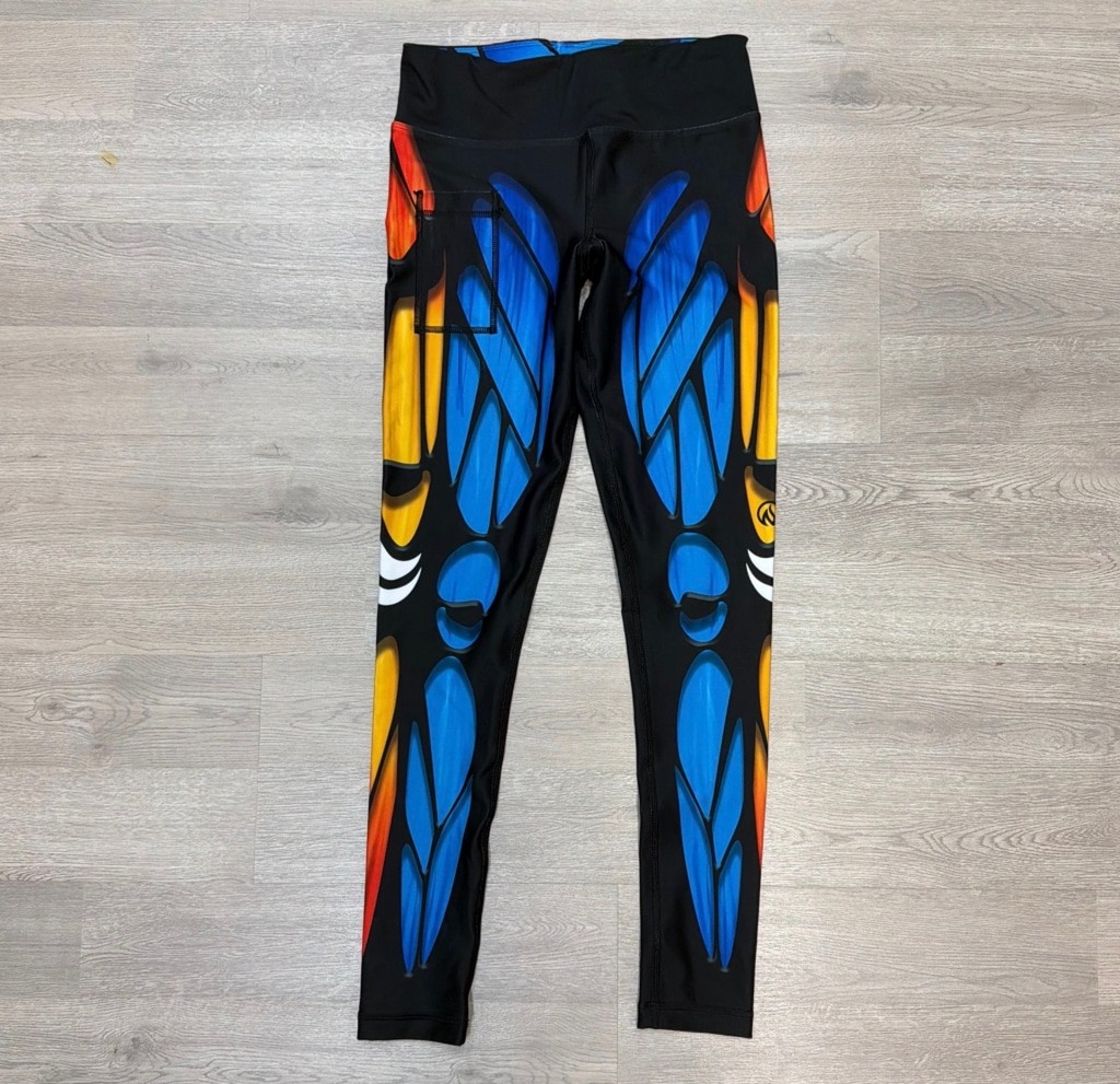 INKnBURN Monarch Butterfly Leggings Sz 4