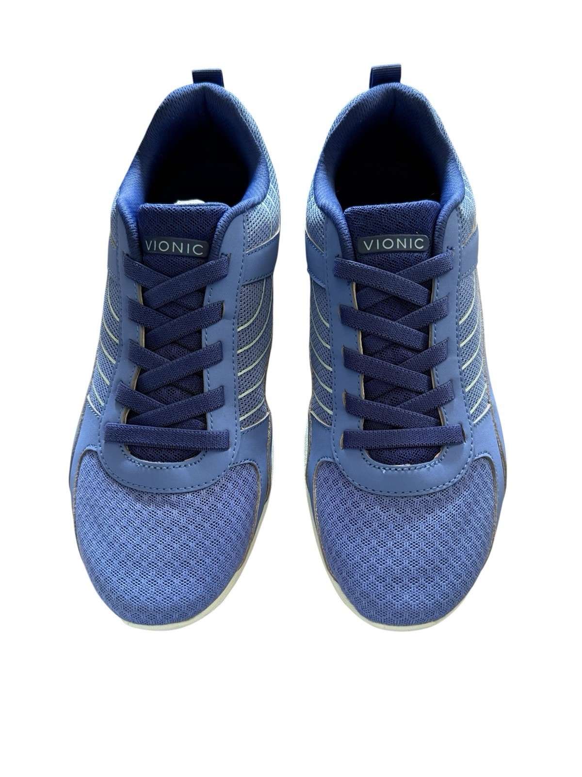 Vionic NIB Women\'s Blue Mesh Lace-Up Athletic Sneakers Vionic NIB Women\'s Blue Mesh Lace-Up Athletic Sneakers