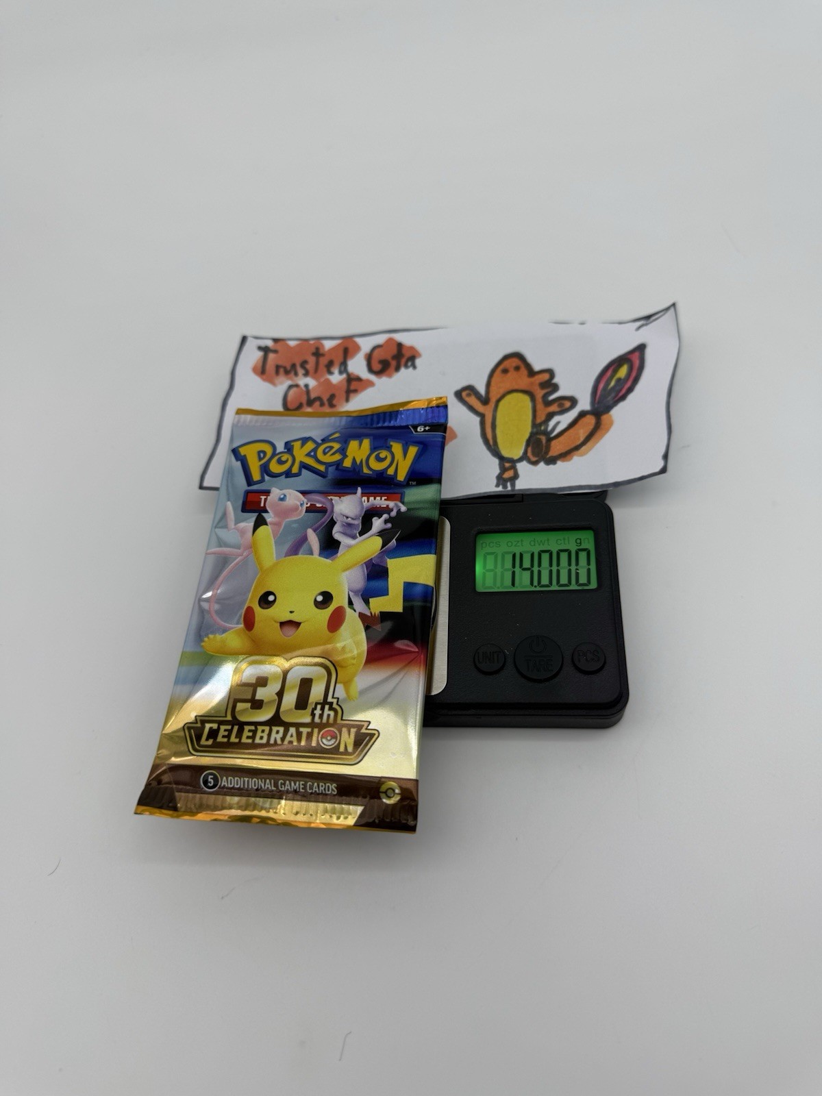 🔥 HEAVY 14.00 G Pokémon TCG Cards 30th Anniversary Celebrations Booster Pack ✅