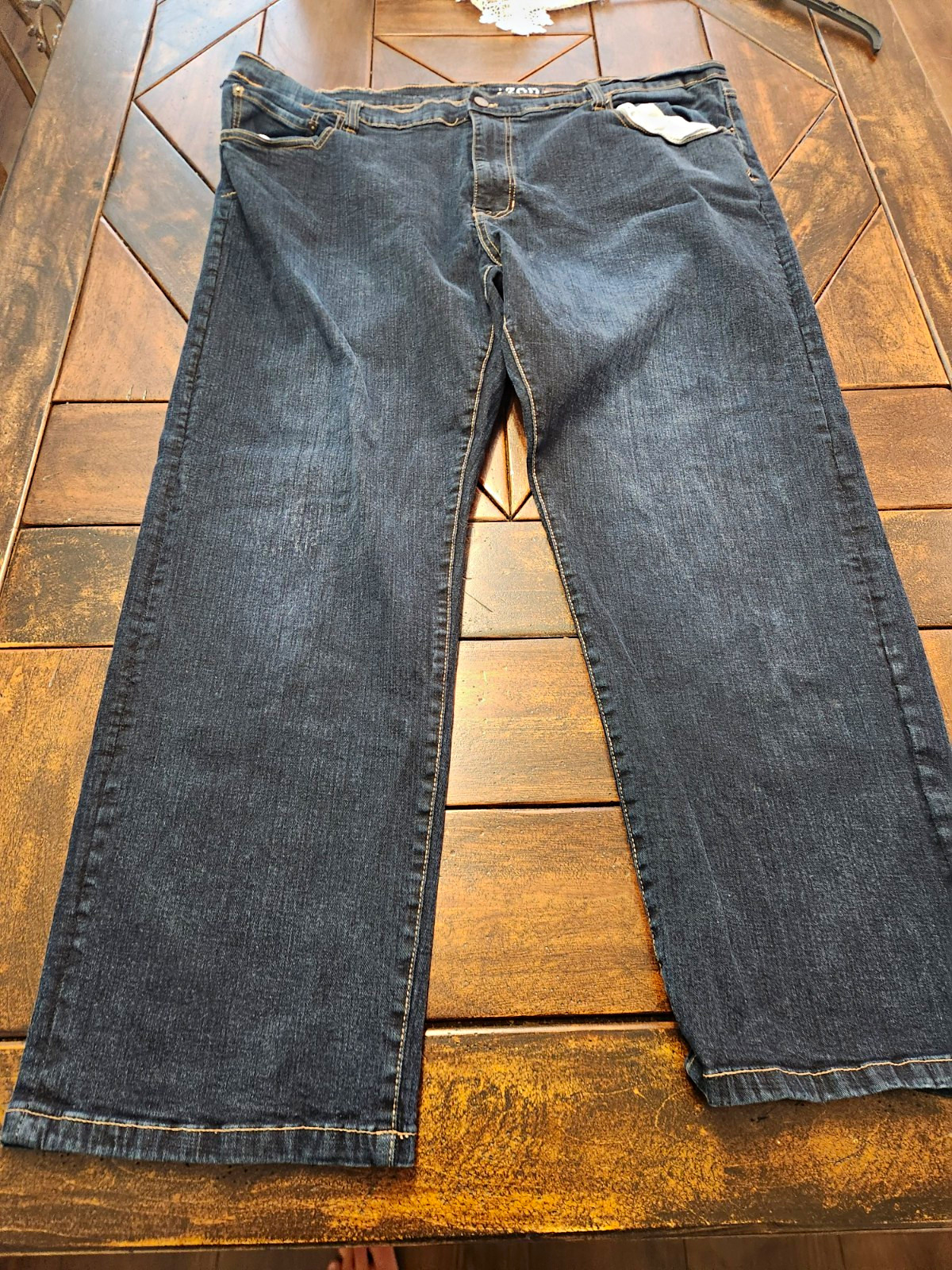 Ralph Lauren Polo Relaxed Fit Dark Wash Blue Denim Jeans Straight Mid Rise
