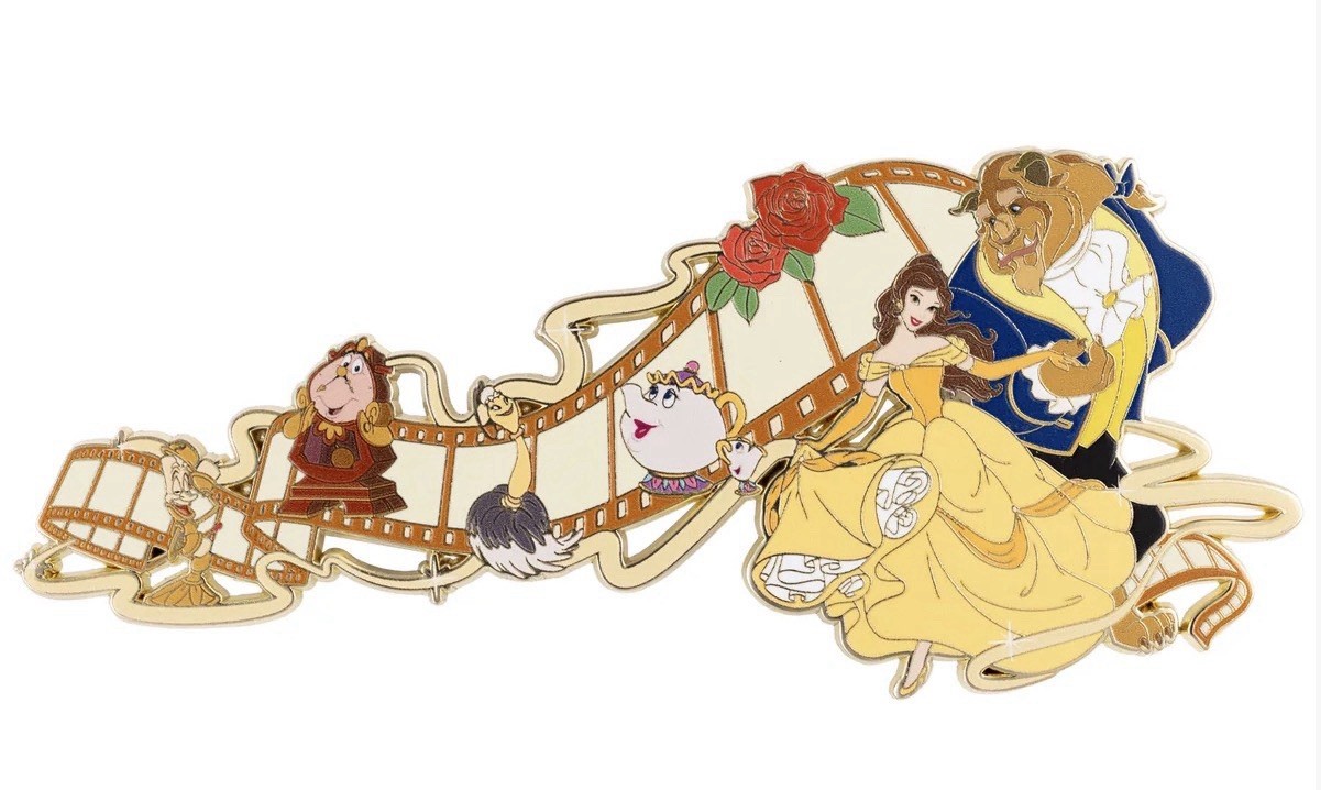 PRESALE PALM Disney Magic of the Movies Beauty & the Beast Jumbo Pin - LE 2000