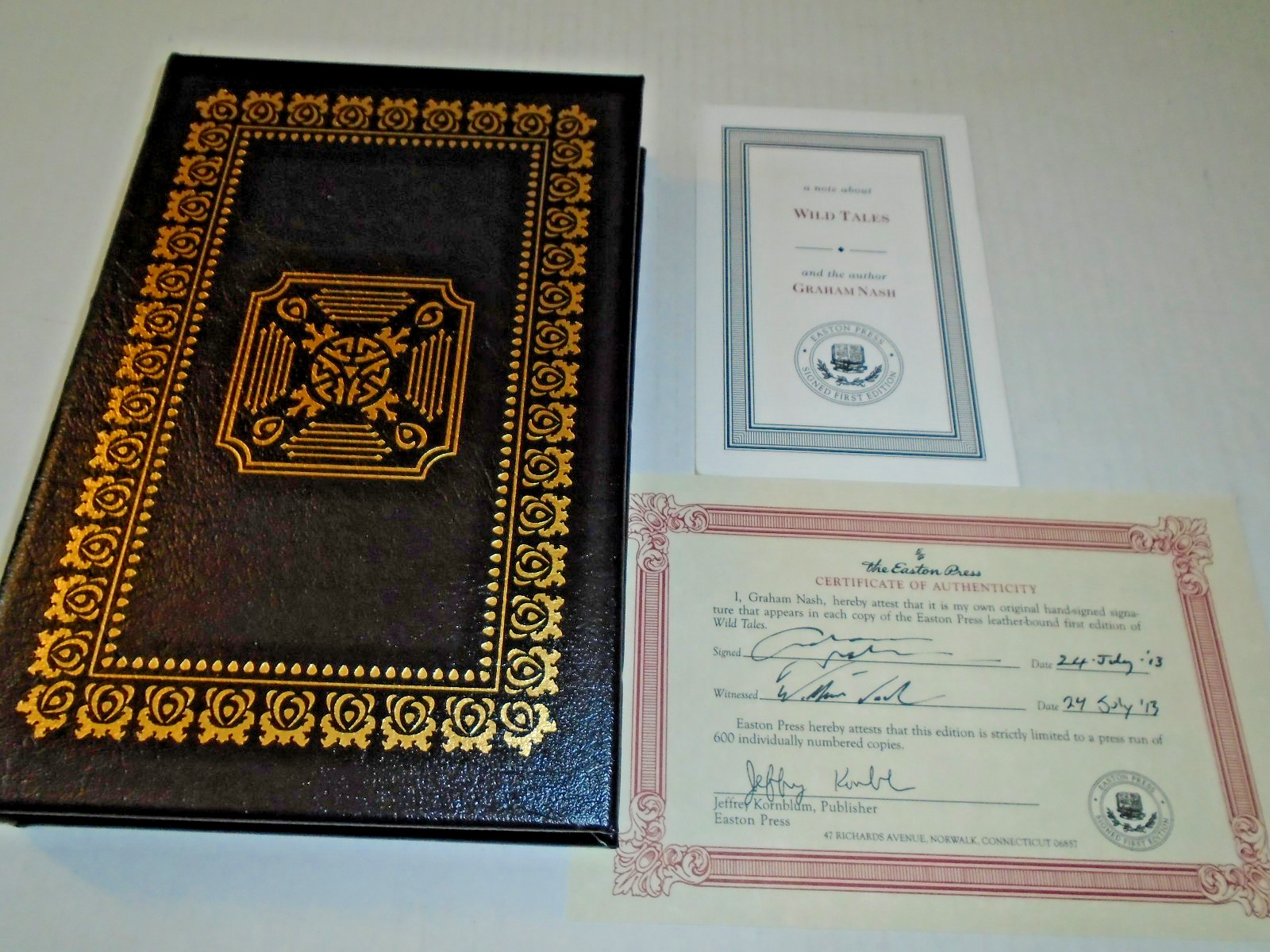 2013-Wild Tales: A Rock and Roll Life, Eston Press, Signed First Edition Library