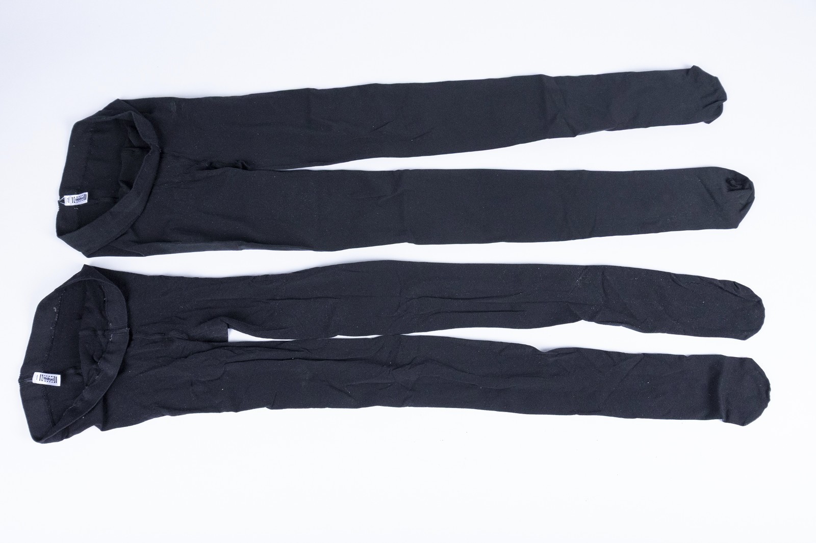 2 Pairs WOLFORD Black Opaque Tights Size M Lightly Worn