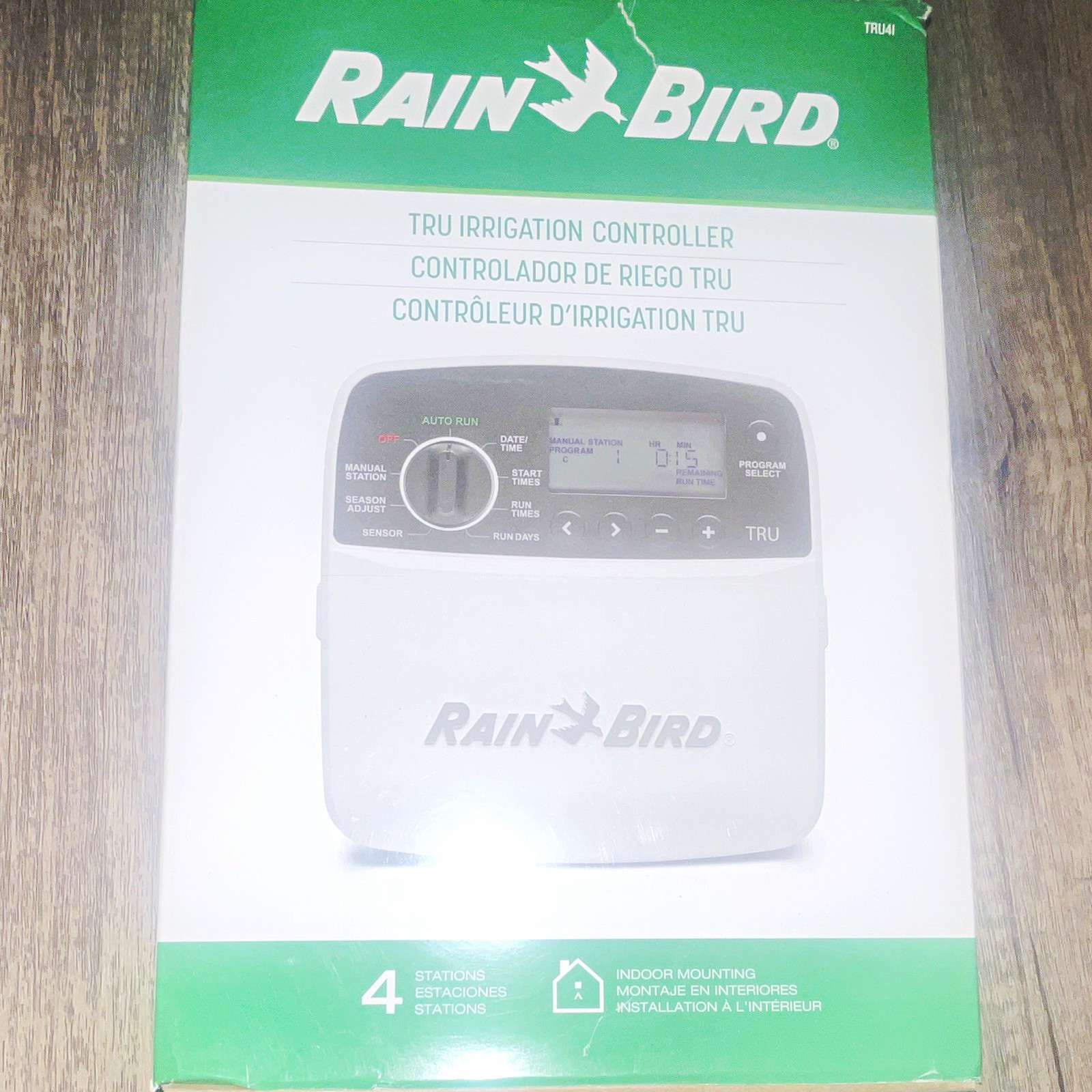 Rain Bird TRU4I 4 Station Indoor Irrigation Controller/Timer