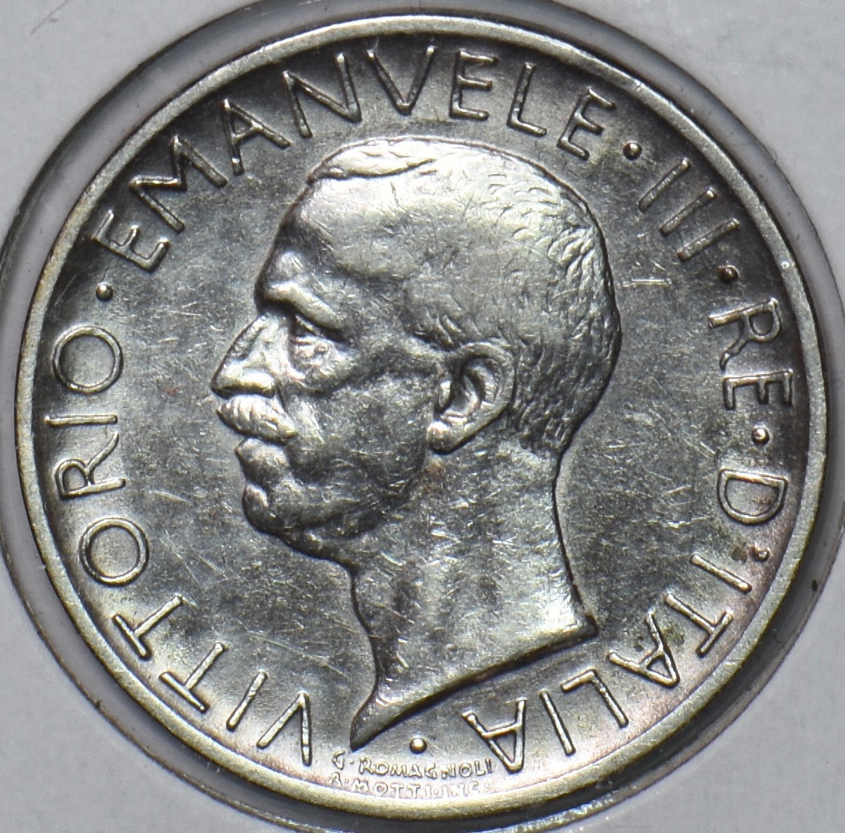 Italy 1928 R 5 Lire Eagle animal 295957 combine shipping