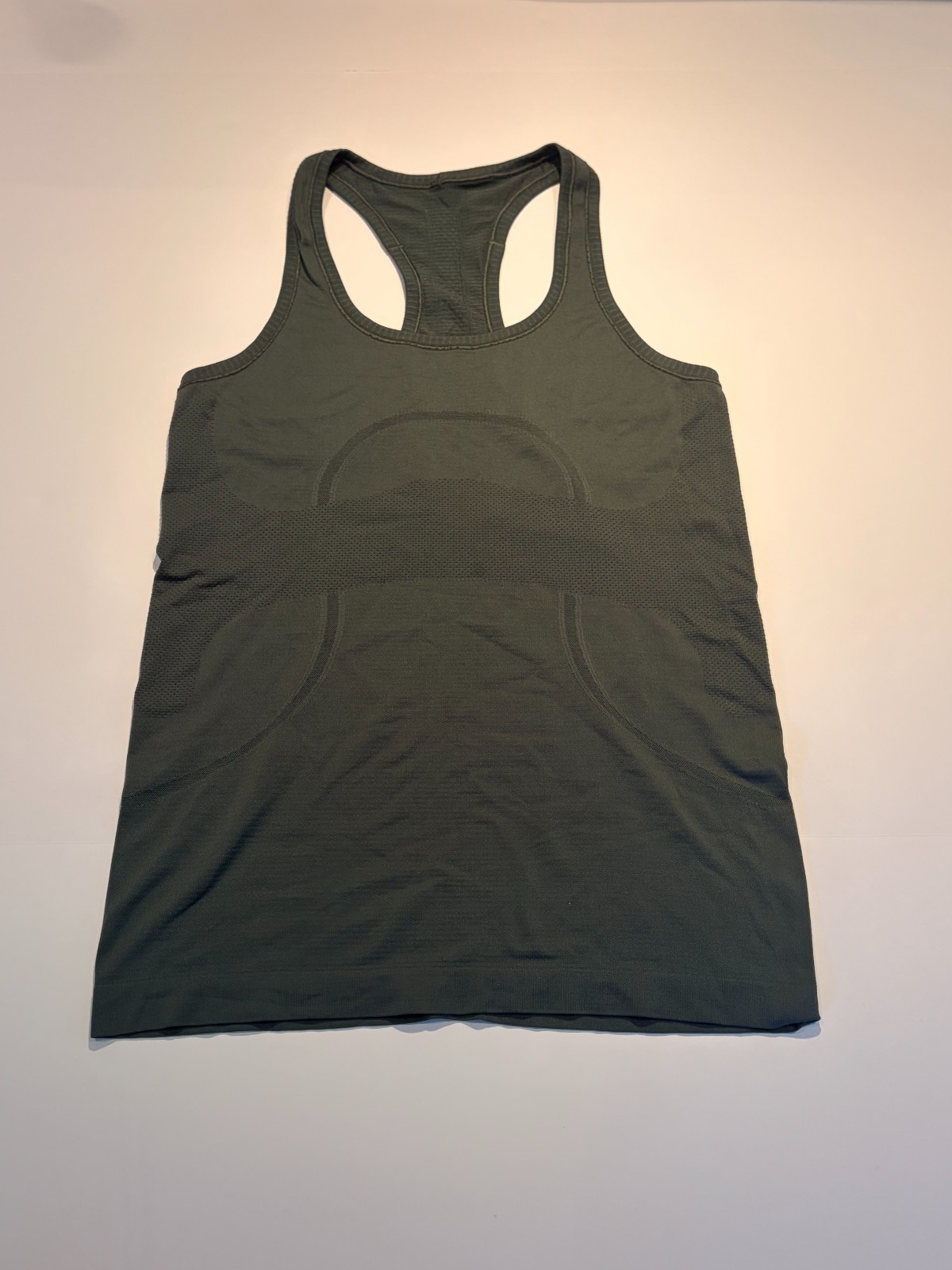 Lululemon Dark Green Swifty Racerback Tank — Size 8 excellent condition