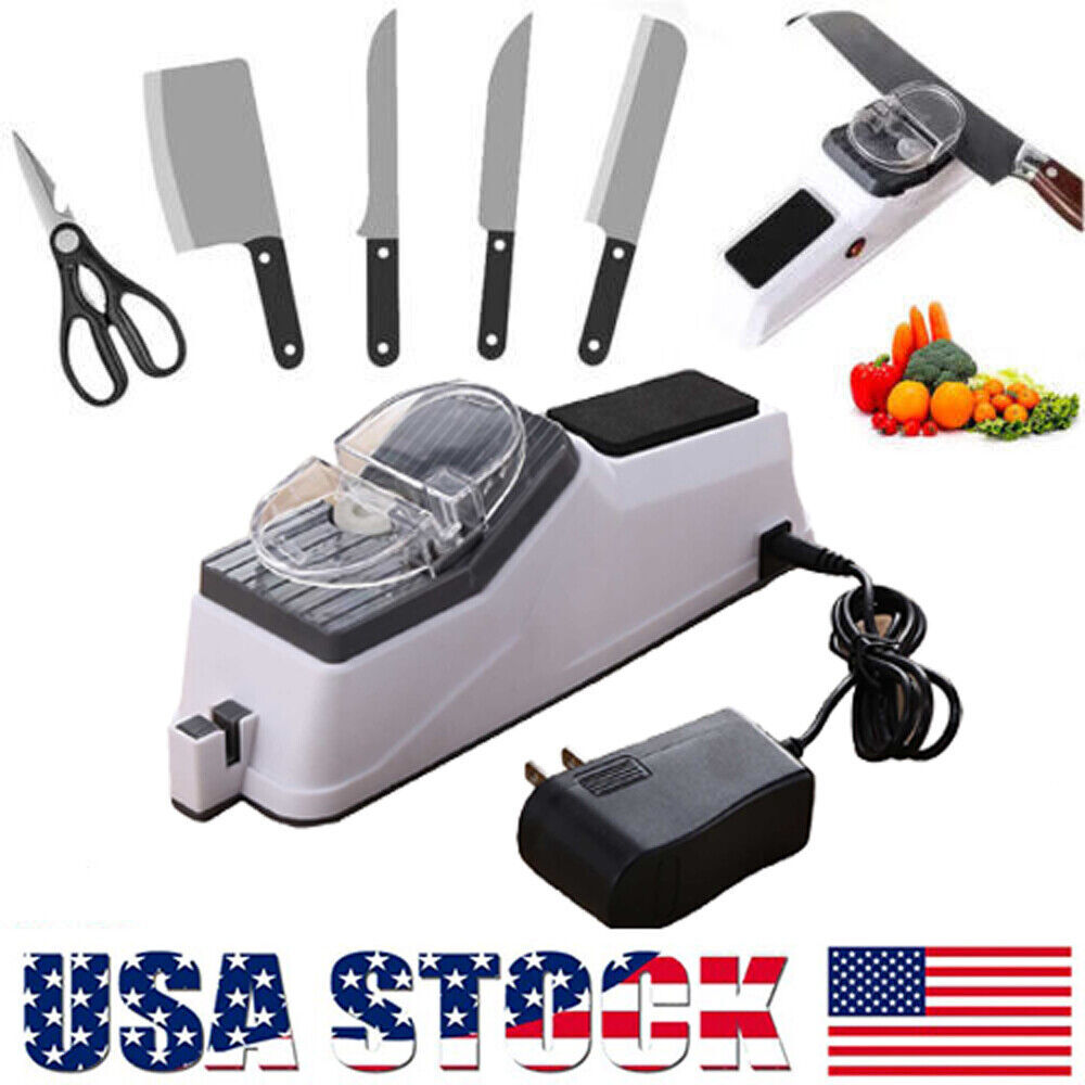 Electric Knife Sharpener Professional Kitchen Sharpening Stone Grinder knives