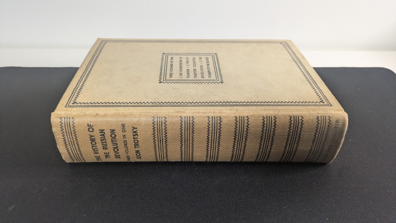 History Russian Revolution Leon Trotsky 1936 Simon Schuster 3 Volumes in One