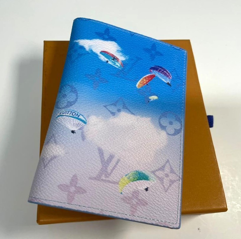 Louis Vuitton Passport Cover Holder Sky Paragliding Monogram
