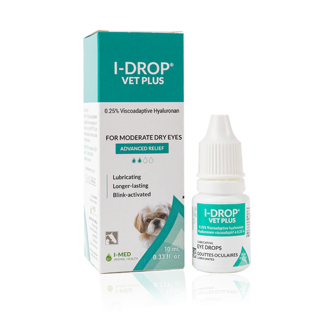 i-Drop Vet PLUS Ophthalmic Solution for Pets 0.25% Viscoadaptive Hyaluronan