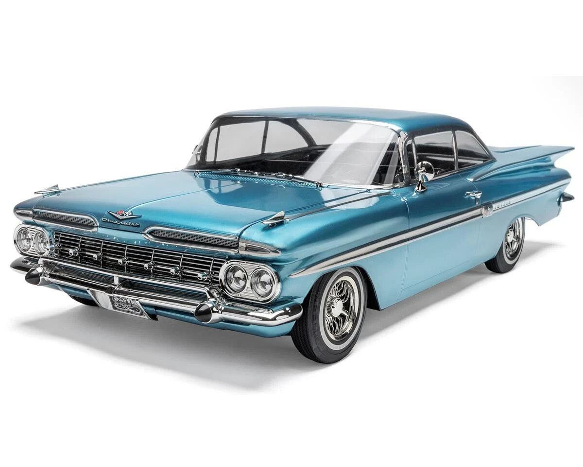 1/10 RC Car BODY 1959 Chevy IMPALA Low Rider *FINISHED* -BLUE- #RER15530