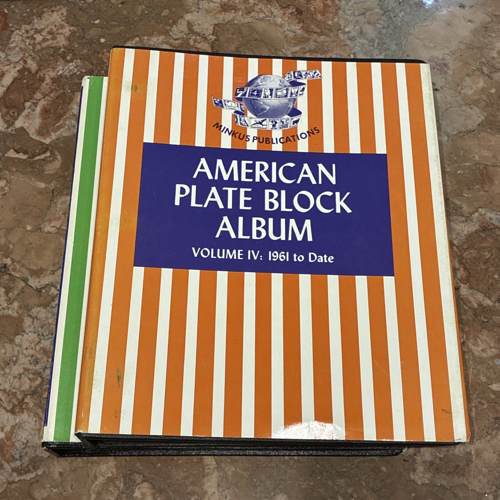 Minkus Stamp Album Lot American Plate Block Postage Albums Stamps Vintage 1961