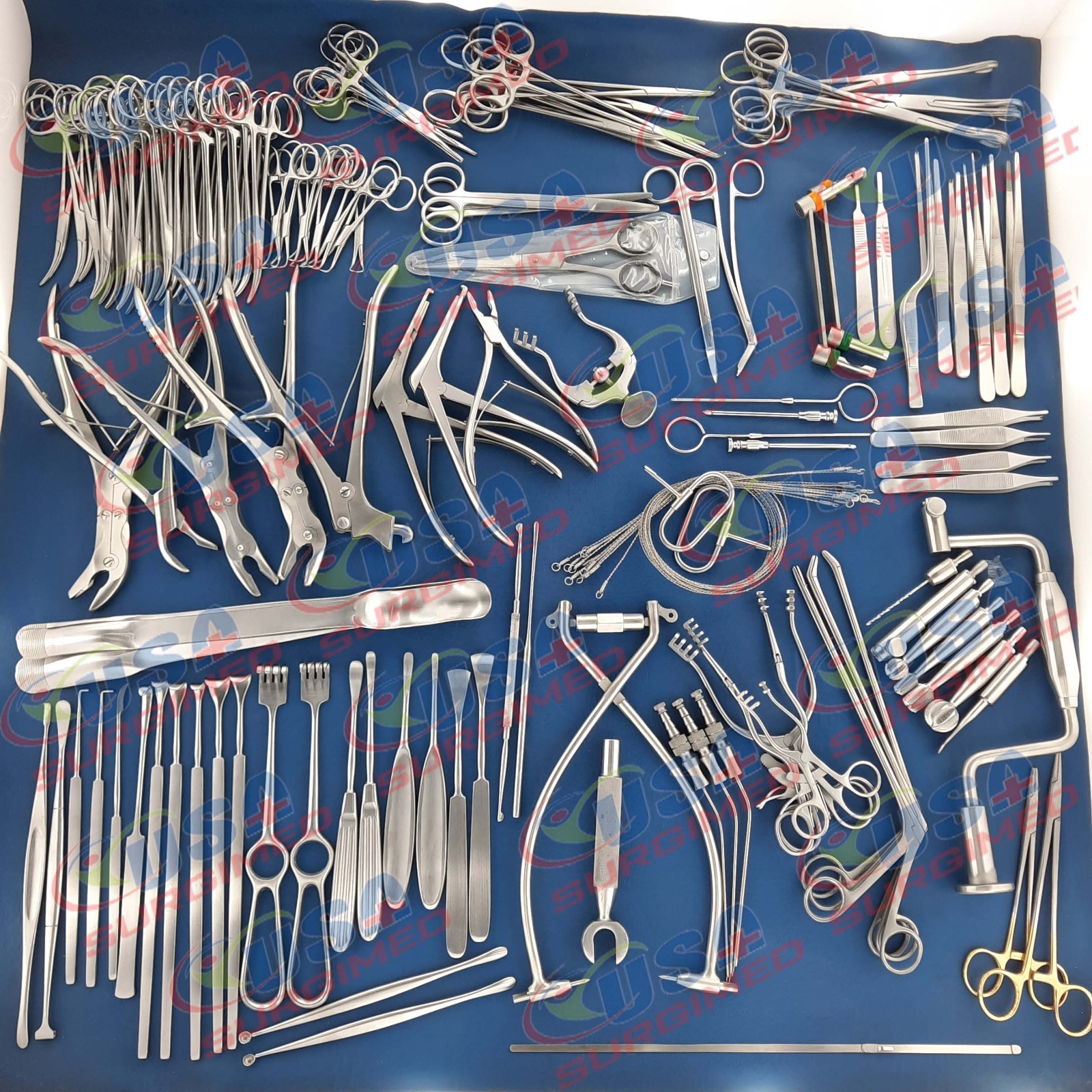 Craniotomy Set 133 Pcs Stainless Steel Instruments Set For Neurosurgery