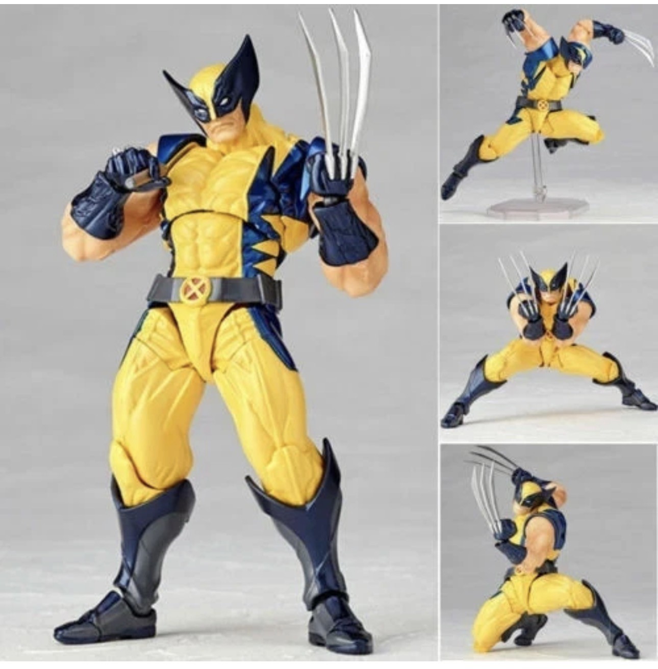 Revoltech Amazing Yamaguchi No.005 X-Men Wolverine Box Action Figure Set Toy New