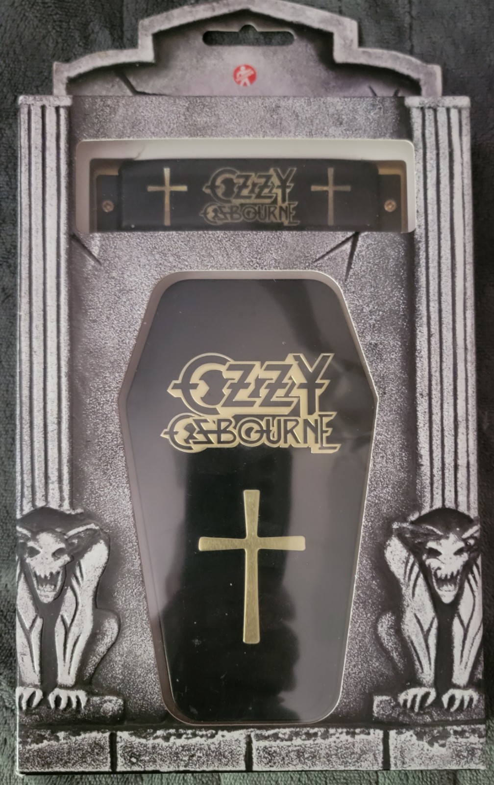 Ozzy Osbourne Harmonic And Black Sabbath Ltd Ed Statue KnuckleBonz NOS