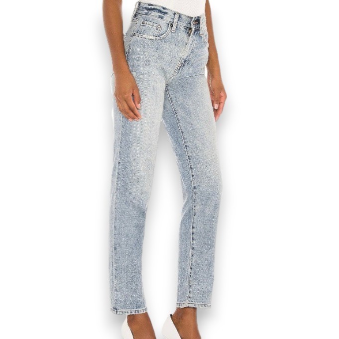 Pistola Presley Straight Relaxed Jeans-Size 26-Lightly Faded & Distressed Pistola Presley Straight Relaxed Jeans-Size 26-Lightly Faded & Distressed