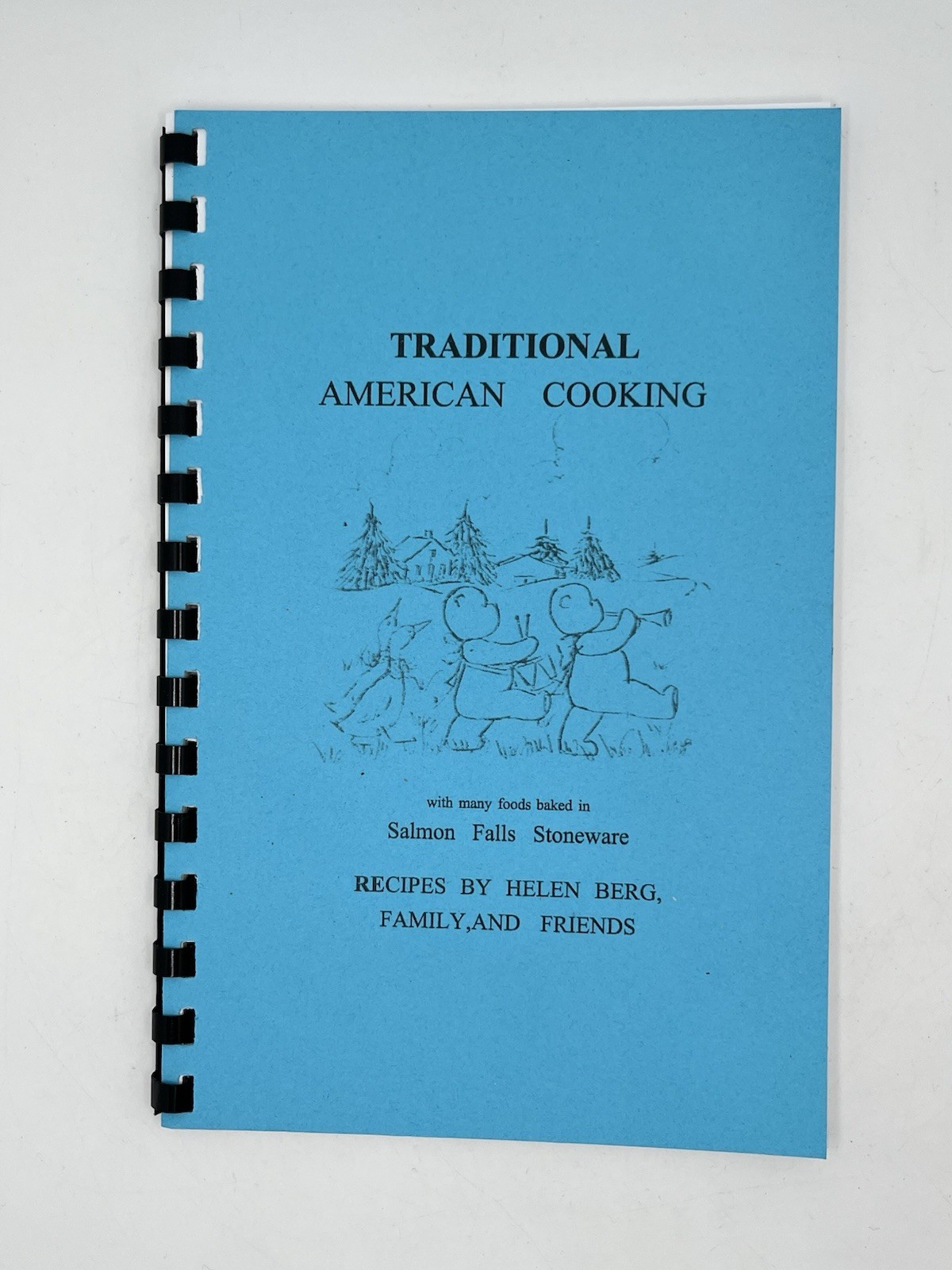 Rare Copy Helen Berg Traditional American Cooking Cookbook Salmon Falls Recipes