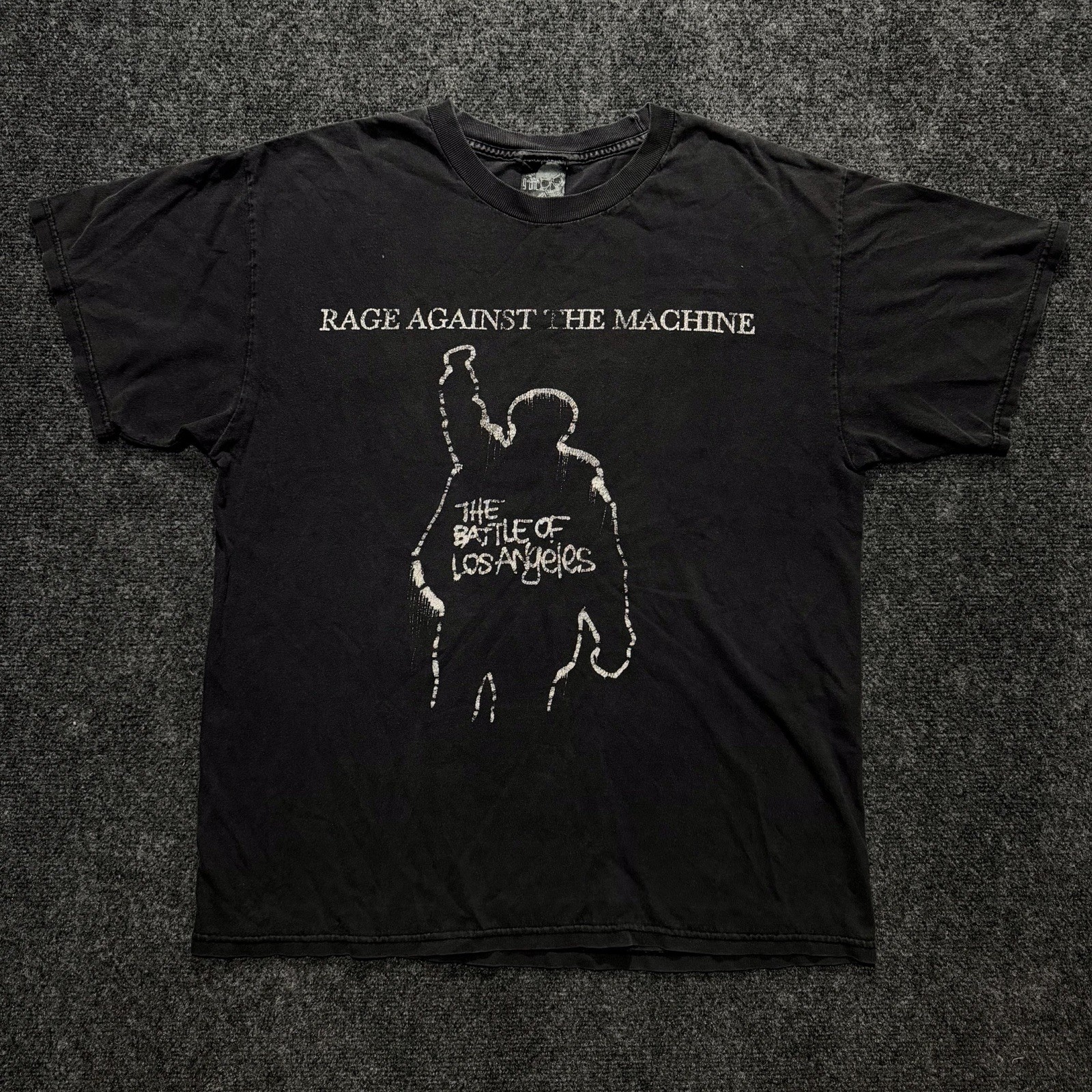 Vintage 1999 Rage Against The Machine Battle Of Los Angeles Tour Tee XL Giant