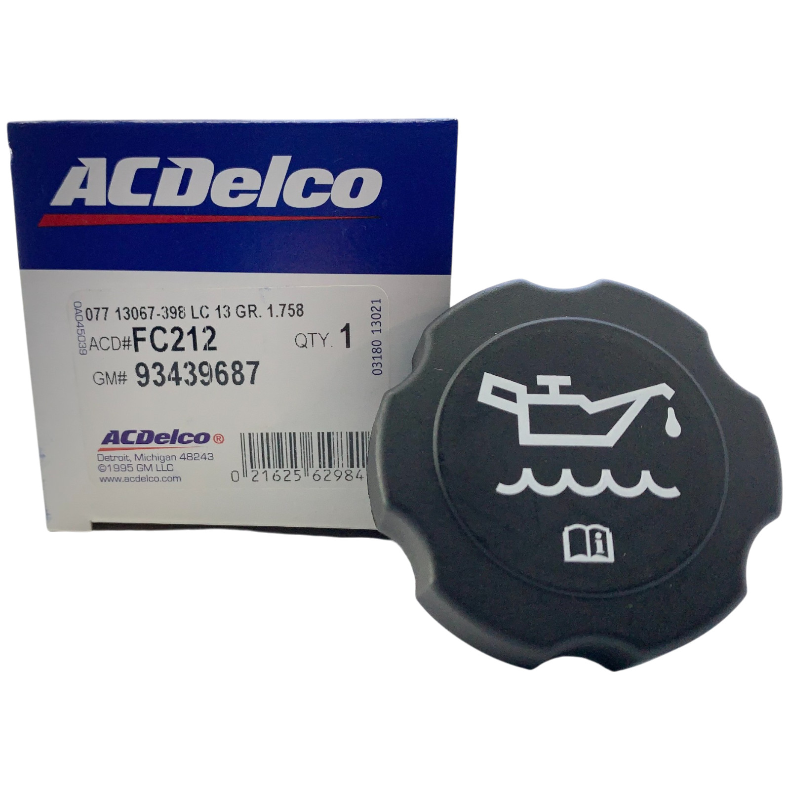 Engine Oil Filler Cap for ACDelco GM CHEVY CADILLAC BUICK OLD PONTIAC FC212 OEM
