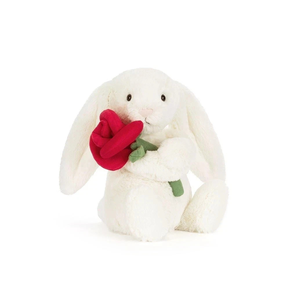 Cream Bunny With Rose Valentines collection 2026 Authentic with bag