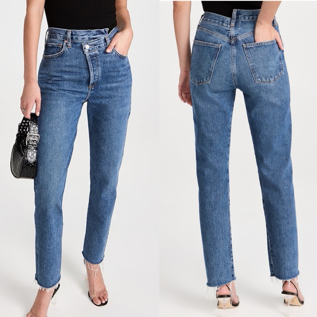 AGOLDE, Los Angeles; Criss Cross Straight leg Women\'s Denim Jeans SZ 29