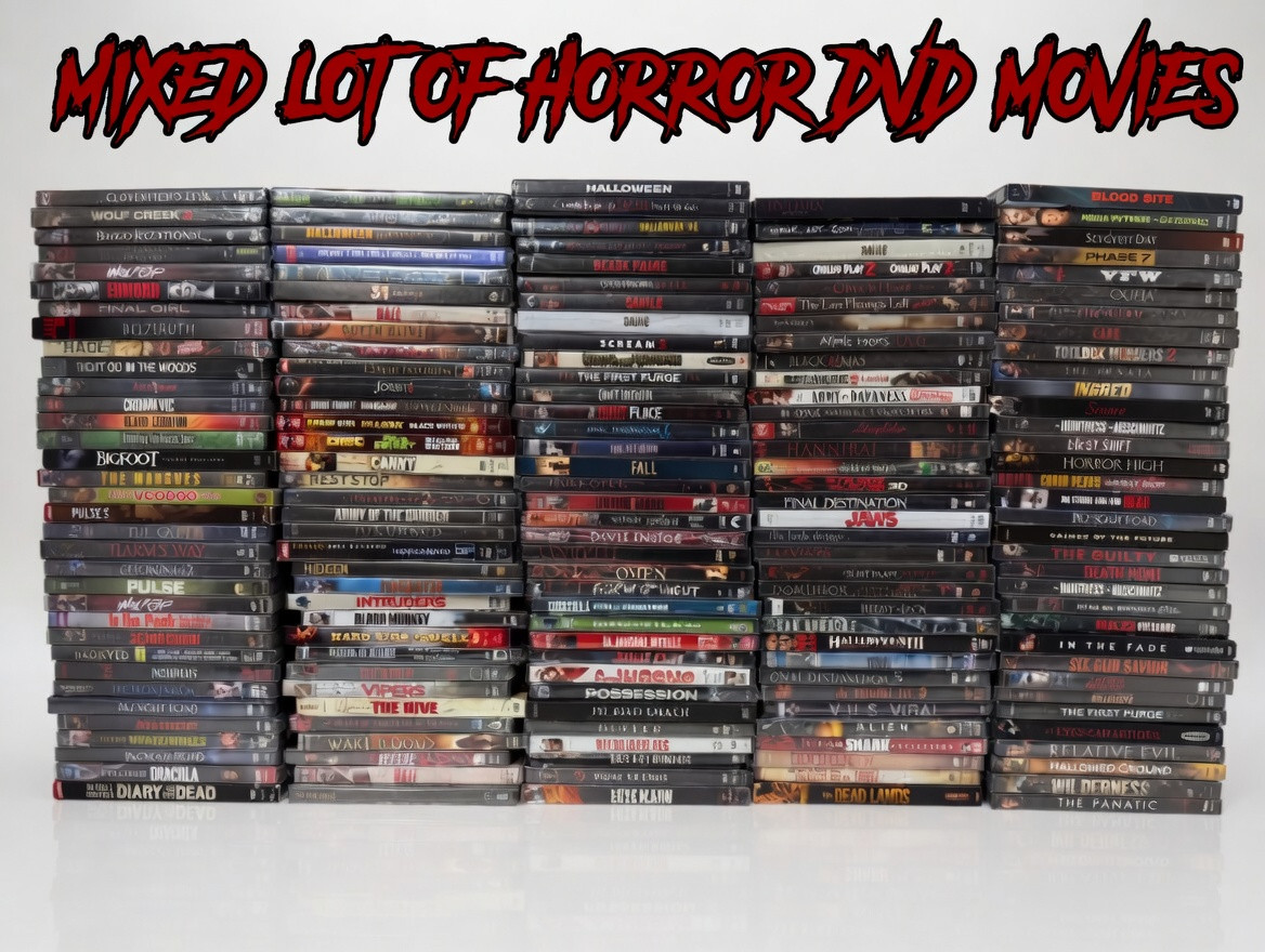 Mixed Lot of Horror / Gore / Thriller DVDs - Major Franchises + Rare Niche Title