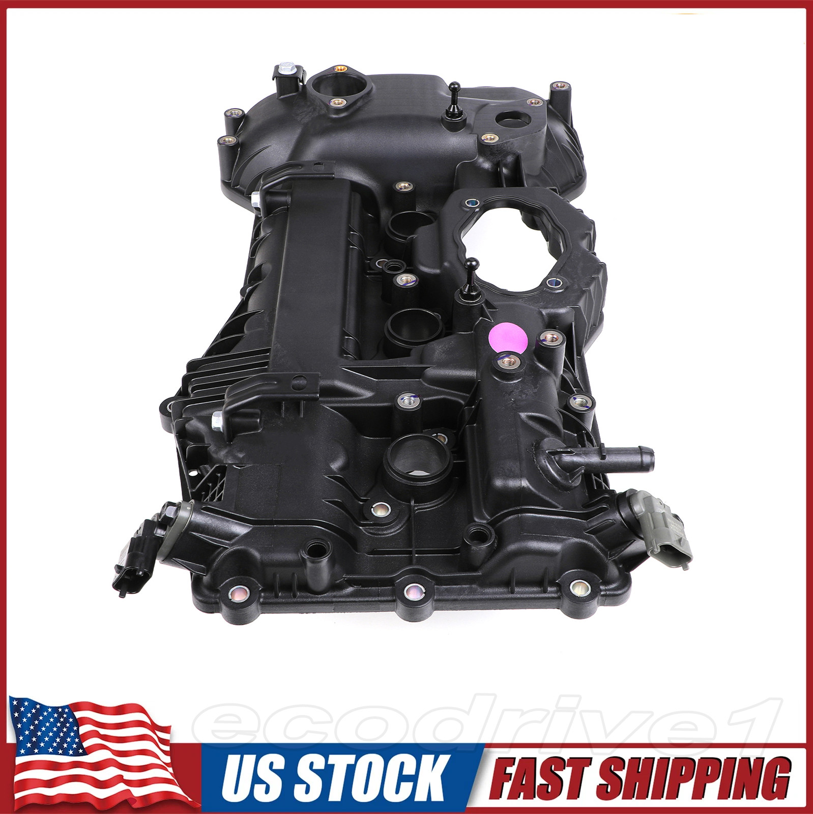 Black Valve Cover Left 22410-3CGC3 for Hyundai Santa Fe XL 3.3L 2013-2019 New