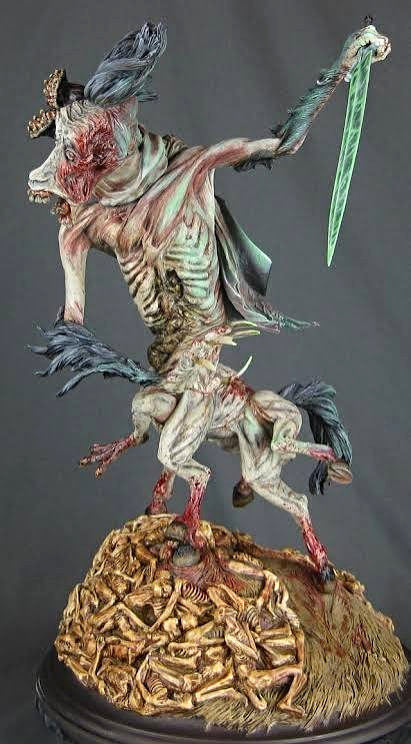 Bloodborne statue model kit Ludwig the accursed not Gecco