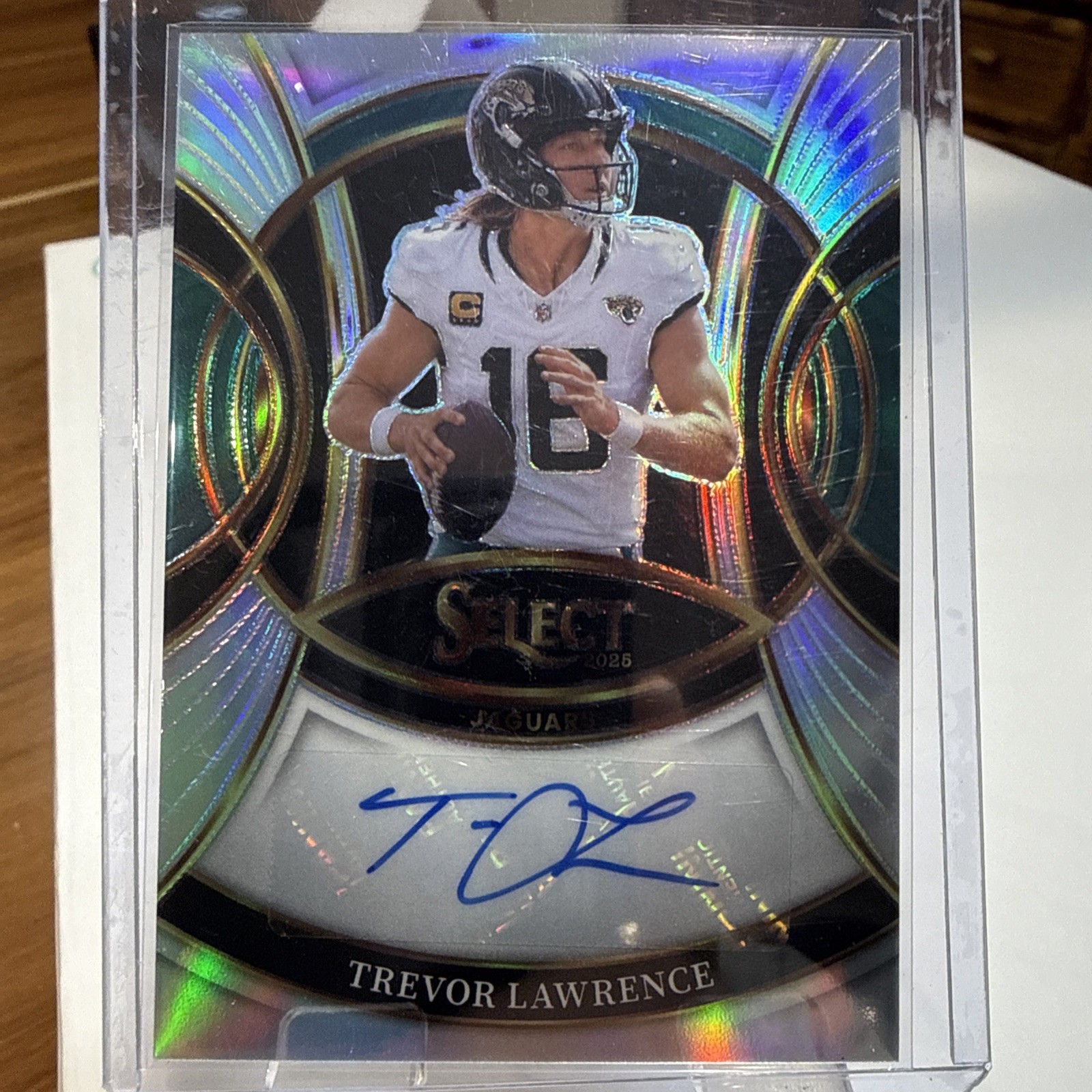 2025 Panini Select Trevor Lawrence Jaguars Signatures Prizm Auto SP-TVL