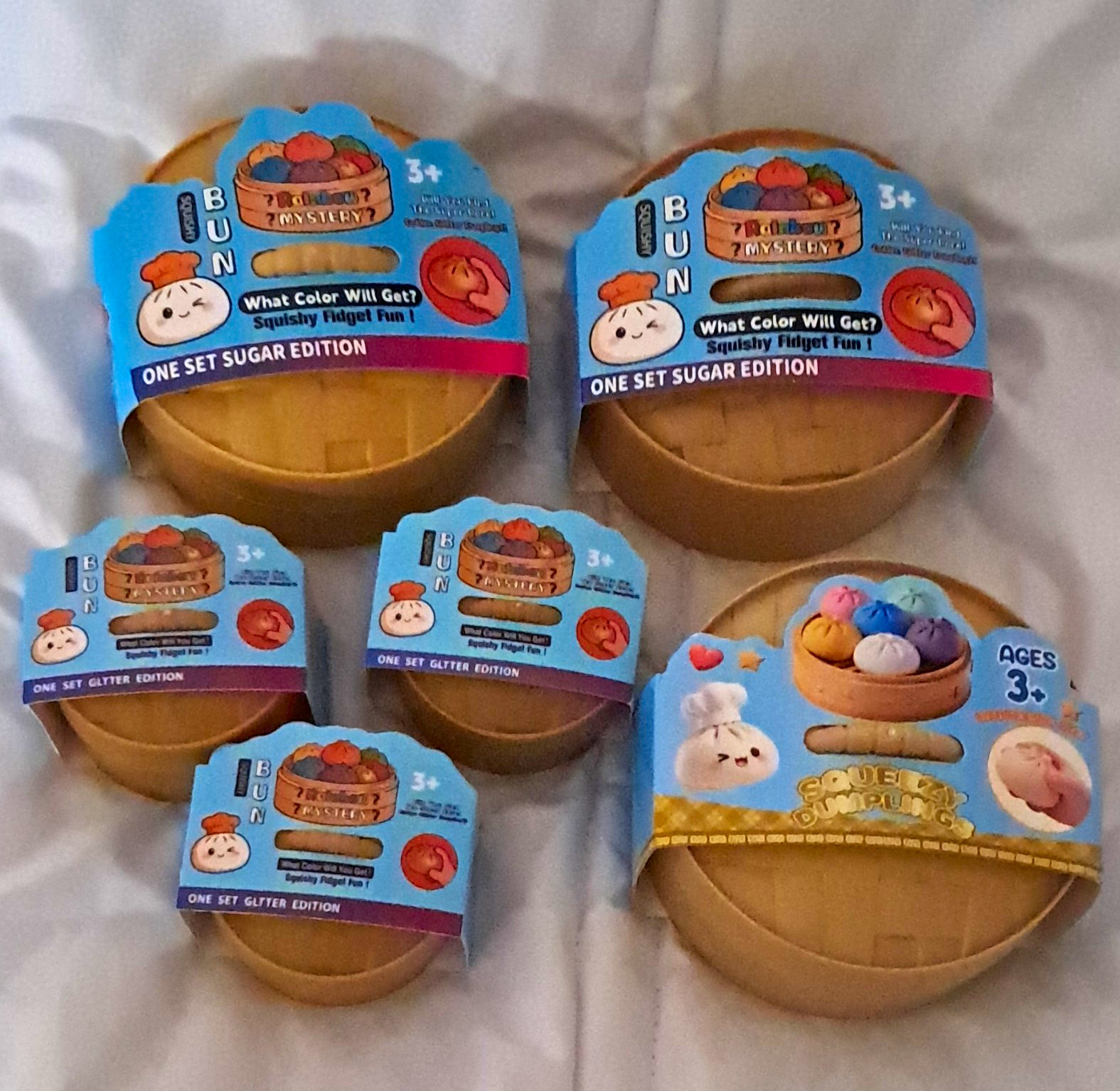 Squishy Bun Bun Mystery Blind Pack Squeezy Dumplings Sugar Edition 3+ Squishy Bun Bun Mystery Blind Pack Squeezy Dumplings Sugar Edition 3+