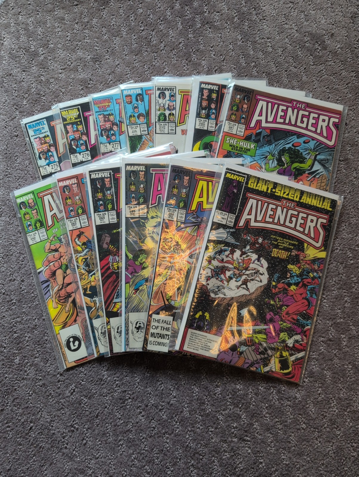 Avengers 1987 Complete Run - Issue 275-286 + Annual #16 - NM Avengers 1987 Complete Run - Issue 275-286 + Annual #16 - NM