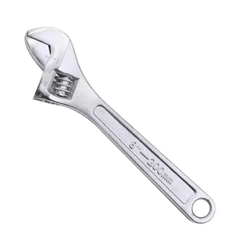 Adjustable Wrench Set Chrome Vanadium Steel 8\'\',10\'\',12\'\',15\'\',18\'\'- USA STOCK