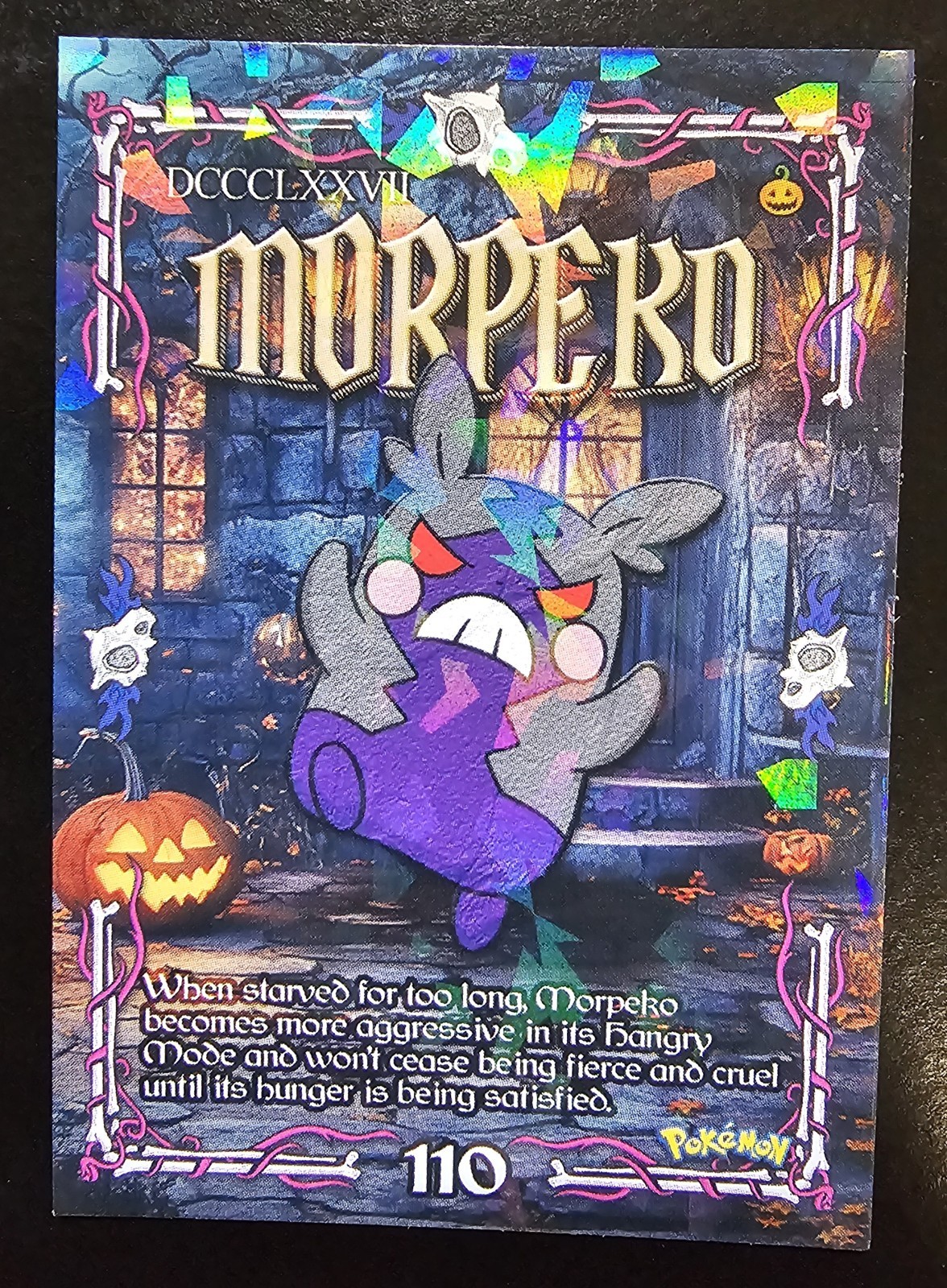 MORPEKO - POKEMON PRISMA HALLOWEEN RARE CCG HOLO