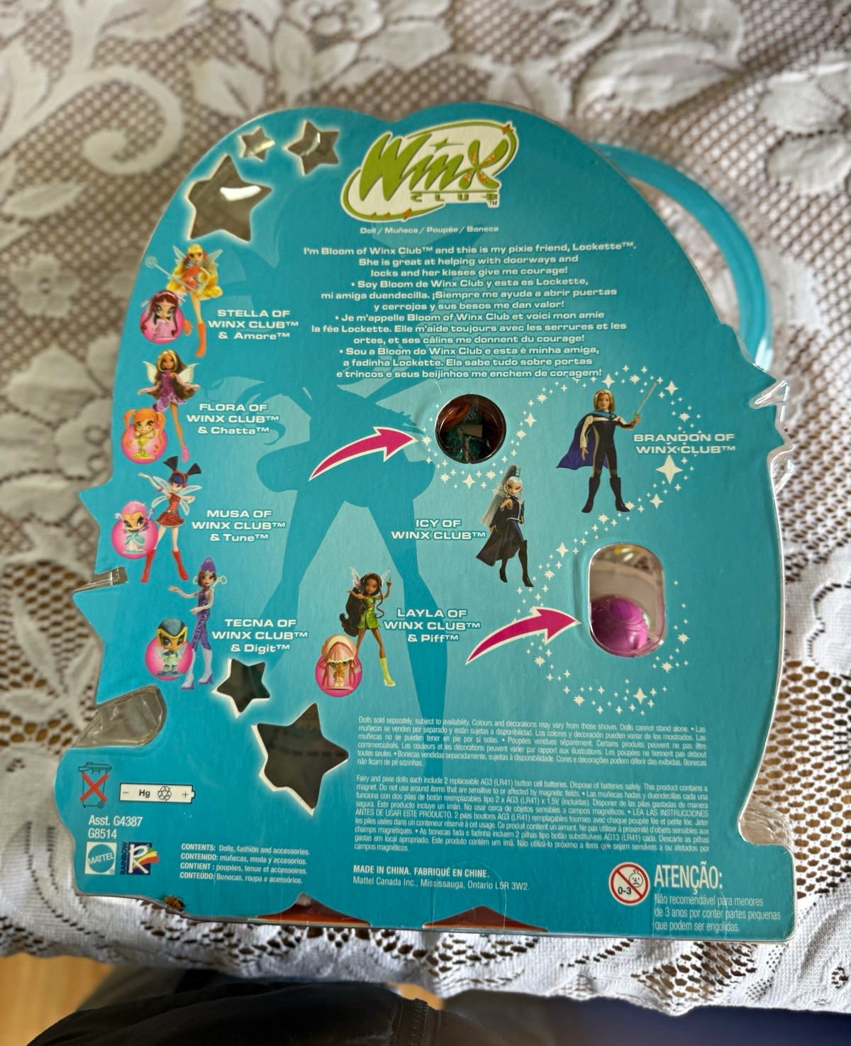 2005 Mattel Winx Club Bloom Fashion Doll 11in Articulated w/Accessories 2005 Mattel Winx Club Bloom Fashion Doll 11in Articulated w/Accessories