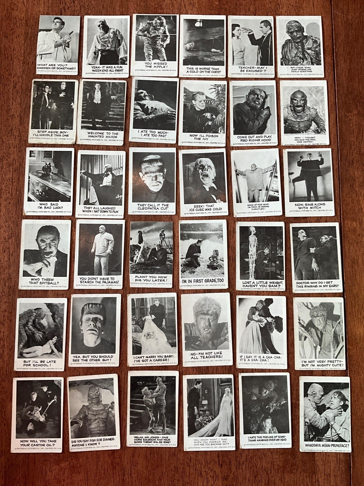 Vtg Lot 36 Cards 1961 Leaf SPOOK STORIES Horror Monster Trading Frankenstein Vtg Lot 36 Cards 1961 Leaf SPOOK STORIES Horror Monster Trading Frankenstein