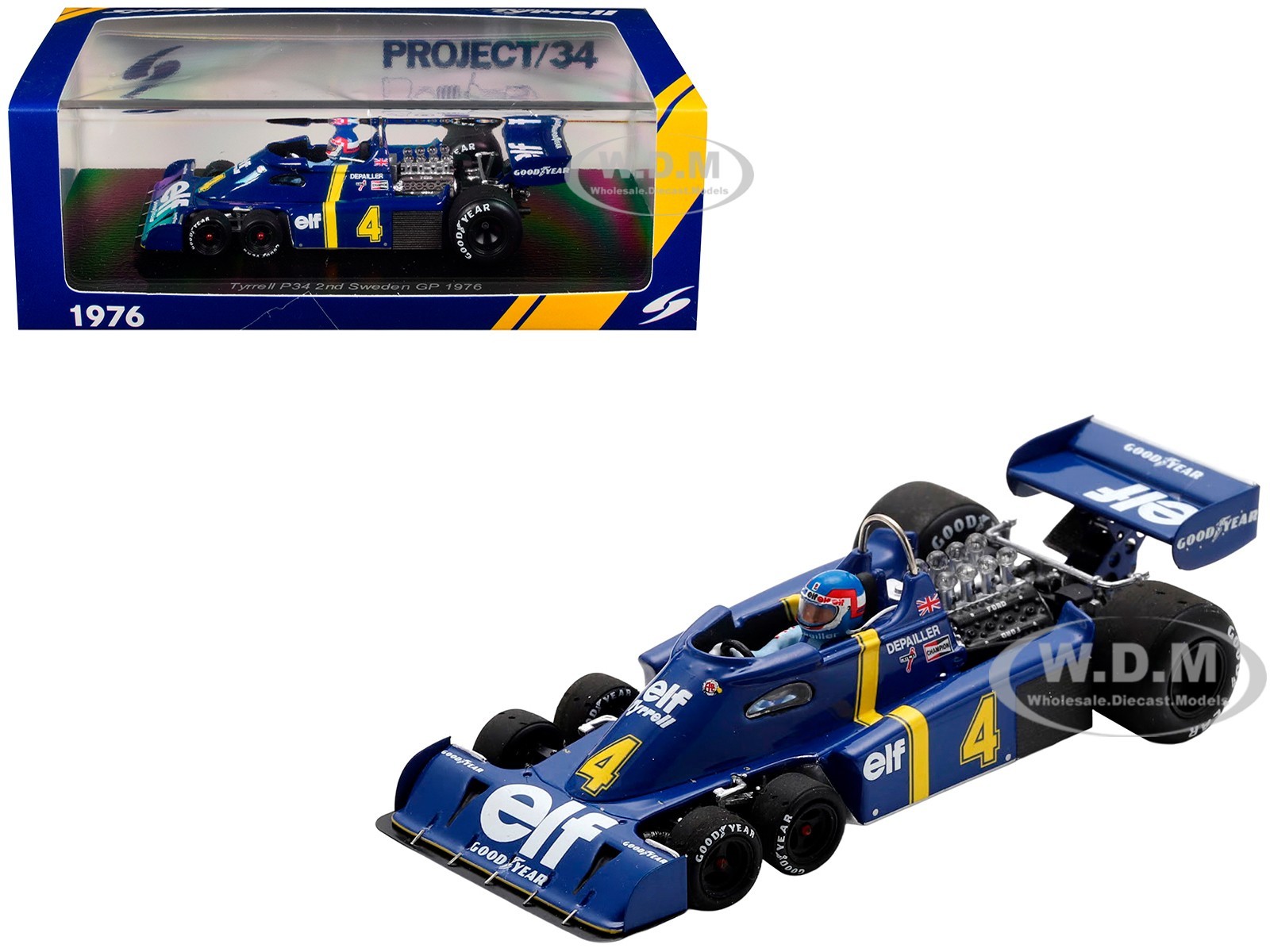 TYRRELL P34 #4 DEPAILLER 2ND PLACE F1 \