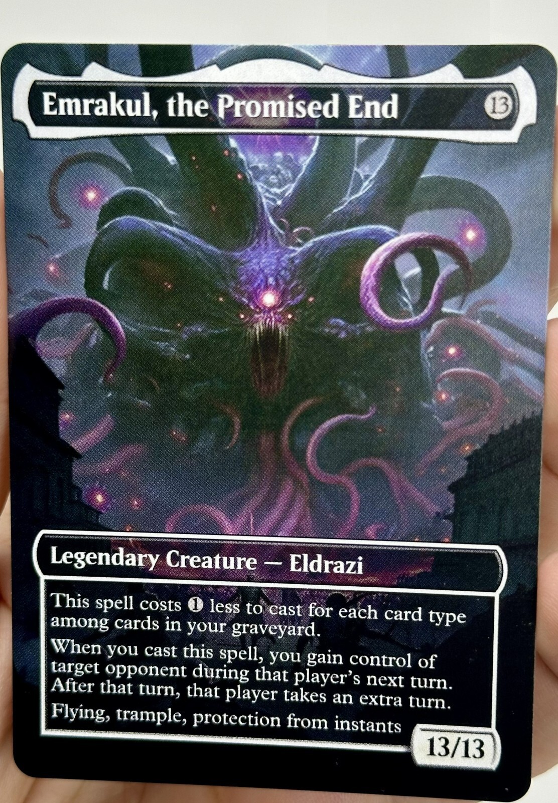 Emrakul, the Promised End Proxy Card with Custom designed art